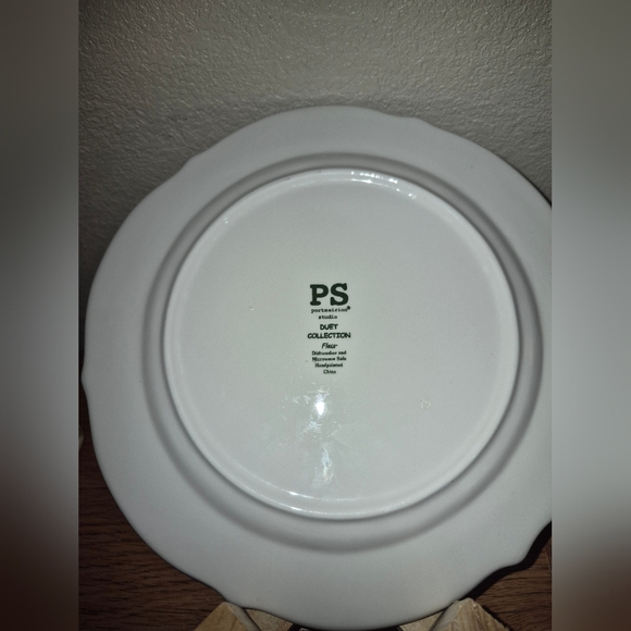 Portmeirion Studio Duet Collection "Fleur" 1 Dinner Plate - Picture 2 of 3